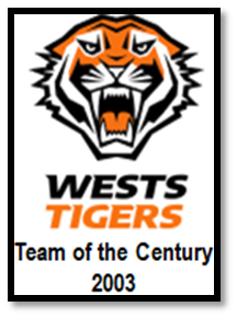 Wests Tigers Team of the Century